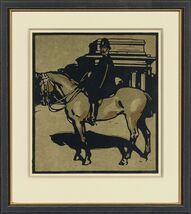 London Types “Constitution Hall” William Nicholson Original 1898  Stone Litho - $218.25