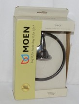 Moen DN6886ORB Sage Collection Towel Ring Oil Rubbed Bronze image 1