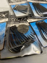 7 pack Tsunami Size 4/0 long Shank J hook 2x wire black nickel  - 70 piece - £35.80 GBP