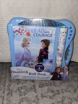 Disney Frozen II Roll Desk Activity Set coloring paper 3D stickers-Brand New! - £6.15 GBP