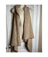Cato soft open front long fuzzy vest L NWT winter warm party - $21.41 CAD