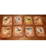 Guardians of the Earth Al Agnew Wolf Plaque Plates SET 8 Wolves Bradford... - $133.64