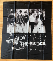 Vintage New Kids On The Block Door Banner 1989 Nkotb Silk Poster Wall Hanging - £19.60 GBP