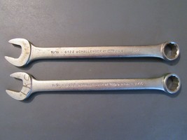 Vintage PROTO Challenger 6122 - 11/16&quot; Combination Wrench USA 2 pieces - £15.69 GBP