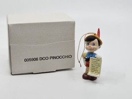 Vintage Grolier Disney Pinocchio Christmas Ornament Dear Santa - £15.95 GBP