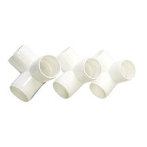 Formufit F0013WE-WH-4 1 in. Furniture Grade PVC 3-Way Elbow (3-Pack) - W... - €11,13 EUR