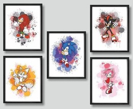 By Print A To Z - The Hedgehog Movie Watercolor Prints, Hedgehog Watercolor,  - £31.16 GBP