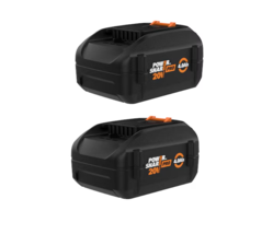 WORX Power Share 20-V Lithium-ion Battery 4.0ah 2-pack - $105.00