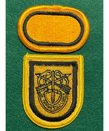 1st SPECIAL FORCES GROUP (AIRBORNE), BERET FLASH AND PARACHUTIST OVAL - €6,82 EUR