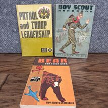 Three Vintage 1970’s Boy Scout Books Bear Scout Patrol Troop Leadership JD - $183.42 MXN Three Vintage 1970’s Boy Scout Books Bear Scout Patrol Troop Leadership JD - $183.42 MXN