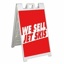 We Sell Jet Skis Signicade 24x36 Aframe Sidewalk Sign Banner Decal Water Sports - £34.13 GBP+