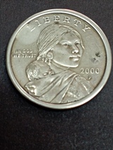 2000 P Sacagawea Dollar Eagle Circulated $1 US Collectible Coin - £319.74 GBP