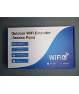 Outdoor WiFi 6 Extender, AX1800 High Power Outdoor WiFi Extender Signal ... - $88.11