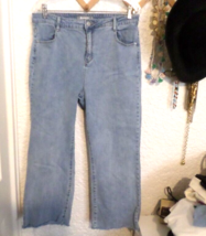 Tractr High Rise Super Soft Frayed Hem Ankle Jeans Sz 14/32 - $34.65