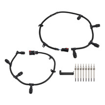 2 Glow Plug Harnesses &amp; 8 Glow Plugs For 05-07 Ford F250 6.0L Powerstroke Diesel - $76.31