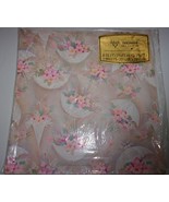 Vintage Ambassador Shower Gift Wrap 2 Sheets New In Wrapper - £4.48 GBP