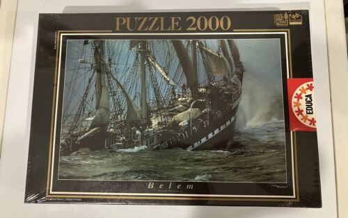 EDUCA 2000 Piece Puzzle BELEM French Sailing Ship by Philip Plisson 10603 - $37.94