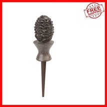 Functional 12&quot; Pine Cone Garden Hose Guide - Bronze - Easy Hose Maneuvering - $30.68