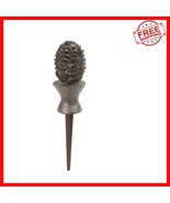 Functional 12&quot; Pine Cone Garden Hose Guide - Bronze - Easy Hose Maneuvering - $42.68 CAD