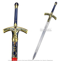 46” Caliburn Stainless Steel Artoria Fate Saber Long Sword Fantasy Anime Cosplay - £95.24 GBP