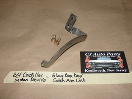 OEM 64 Cadillac Sedan Deville DASH GLOVE BOX DOOR CATCH ARM CHECK LINK - $24.74