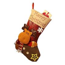 Christmas Stocking Gift Candy Bag Xmas Tree Hanging Ornament Home Decor Pendant - £15.10 GBP