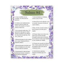 Salmo 84 Impresion De Arte Crist en la Pared Lista Para Colgar in Spanish Ready - £60.73 GBP+