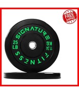 Olympic Bumper Plates with Steel Hub - 2-Inch Weight Plates for Training - $1,931.28 MXN
