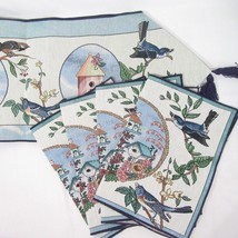 The Manual Woodworkers Birdhouse Tapestry 5-PC Table Runner with Placemats - $43.00