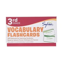 Third Grade Vocabulary Flashcards Sylvan Learning (Corporate Author) - $53.00