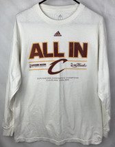 Cleveland Cavs T Shirt 2015 NBA Finals Locker Room Authentic Edition Large - $14.99