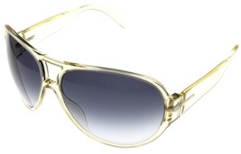 Giorgio Armani Sunglasses Women Gold Crystal Soft Grey Pilot GA764S CRA - £80.20 GBP