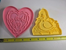 Precious Moments Cookie Cutter Set Heart You and Me Duckling Vintage Pin... - $202.71 MXN