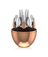 Christofle Silver-Plated &amp; Rose Gold-Plated Mood 24-Piece Flatware Set - €2.310,68 EUR