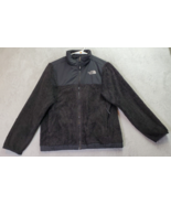 The North Face Jacket Girls 14/16 Black Polyester Long Sleeve Logo Full ... - $724.22 MXN