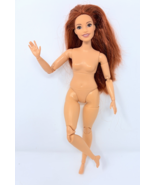 Barbie Made To Move Curvy Body Red Hair Doll Articulated Nude - $551.77 MXN