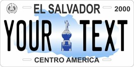 El Salvador 2000 License Plate Personalized Custom Auto Bike Motorcycle Tag - £8.46 GBP+