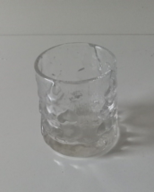 Candle Holder   Clear Glass Round - $8.59
