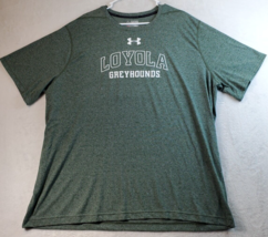 Loyola Greyhounds Under armour Shirt Mens Size 3XL Green Short Sleeve Basketball - £11.83 GBP