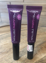 (2) L&#39;Oreal Paris Infallible Paints Lip Color LipStick #302 Violet Twist... - £7.56 GBP