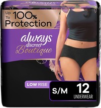 Always Discreet Incontinence Underwear for Women Small/Medium - 2 Pack - $30.86