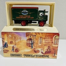 Matchbox Swan 1918 Atkinson Steam Wagon Car Die-cast Toys Models Of Yesterday - $45.82