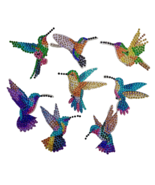 8pcs Hummingbird Diamond Jewel Art Magnets COMPLETED - $10.83 CAD