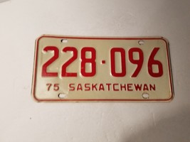 1975 Saskatchewan License Plate - $10.89
