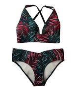 NEW Womens Venus Floral Tropical Palm Leaf Print Scuba Knit Bikini Swims... - $28.70