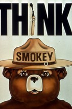 Smokey Bear Poster | 24 X 36 Inch | Think - £16.43 GBP