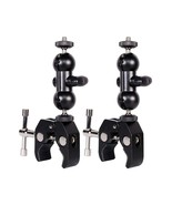 Cool Dual Ball Head Magic Arm Adapter Camera Clamp Mount Super Clamp Wit... - £31.59 GBP