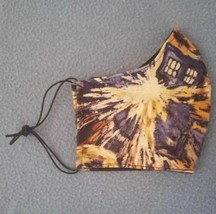 Doctor Who Face Mask (Handmade) with Pocket - £12.50 GBP