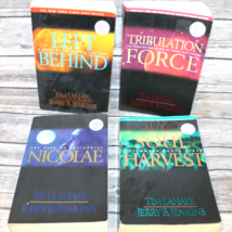 Left Behind Series Novels #1-4 by Tim LaHaye Jerry B. Jenkins Trade Pape... - $29.15