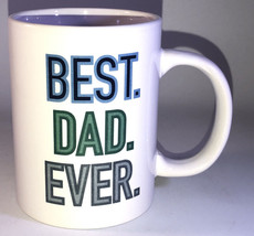 Best. Dad. Ever. 4”H x 3 1/2”W Oversized Coffee Tea Mug Cup-BRAND NEW-SHIP N 24H - £15.72 GBP